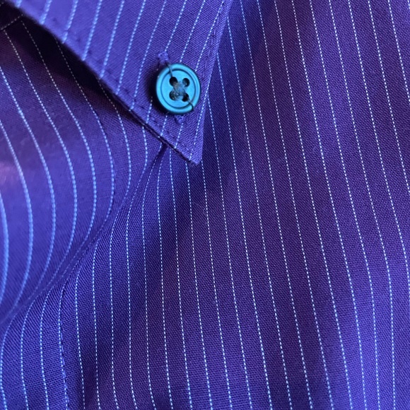 Van Heusen casual dress shirt XL purple - Picture 3 of 6